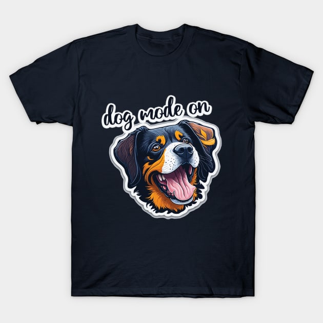 dog mode on T-Shirt by AxAr